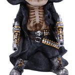 Mechanical Reaping Skeleton Figurine Close Up Front Nemesis Now U6138W2