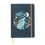 Front Cover Midnight Hare and Moon A5 Lined Notebook