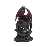 Back Midnight Warden Light-up Red and Black Dragon Hollow Ornament