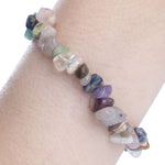 Mixed Gemstone Chip Elasticated Bracelet display