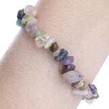 Mixed Gemstone Chip Elasticated Bracelet display