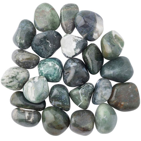 Moss Agate Polished Tumblestone