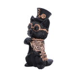 Music Meowstro Steampunk Black Cat Playing Violin Figurine Nemesis Now U7603B26 Side