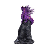 Back of Amethyst Dragon Rune Protector Resin Figurine Nemesis Now U7069B25