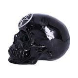 Side of Black Magic Skull with Pentacle Pentagram Nemesis Now B5965V2