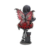 Back of Hazel Little Shadows Figurine Gothic Fantasy Cat Fairy Ornament Nemesis Now