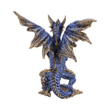 Nemesis Now Sapphire Blue Dragon with Orb Figurine Back