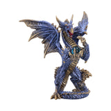 Nemesis Now Sapphire Blue Dragon with Orb Figurine 