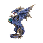 Side Nemesis Now Sapphire Blue Dragon with Orb Figurine 