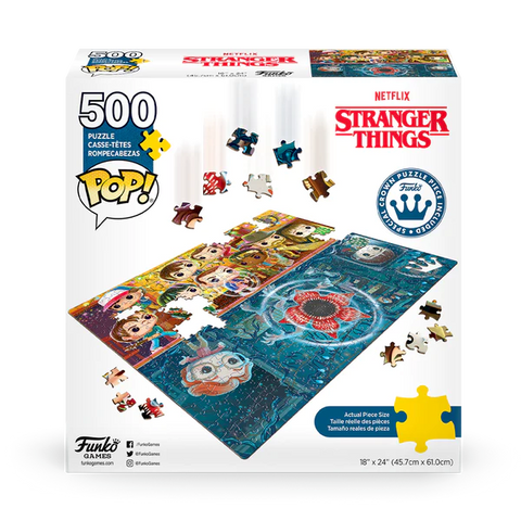 Ravensburger Stranger Things 500-Piece Round Jigsaw Puzzle For Adults