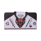 Netflix Stranger Things Hellfire Club Embossed Purse Fronr