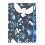 Front Cover Night Flight Owl A5 Lined Notebook