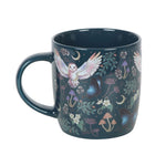 Night Flight Owl Print Ceramic Mug