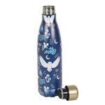 Night Flight Owl Print Metal Water Bottle Top