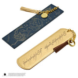 Noble Collection The  Lord of the Rings Map of Middle Earth and Elven Script Bookmark Set Side