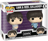 Boxed Oasis Liam and Noel Gallagher Funko Pop Duo 2-Pack