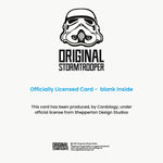 Star Wars Original Stormtrooper Cheers To You Card Cardology Blank Inside