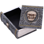 Open Lid Grimoire Treasure Skull Book Box Nemesis Now U6730A24