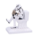 Original Star Wars Stormtrooper Pooper Trooper on a Toilet Figurine Nemesis Now B6946A25 Side