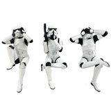 Original Stormtrooper Three Wise Sitting Stormtroopers Figurines Nemesis Now B6678B24