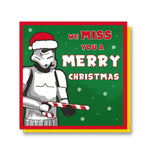 Original Stormtrooper We Miss You A Merry Christmas Card