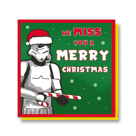 Original Stormtrooper We Miss You A Merry Christmas Card