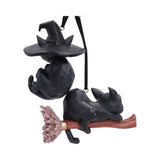 Flying Whisper Wood Curse and Claw Halloween Cats Hanging Ornaments Nemesis Now B7654B26