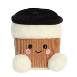 Front of Palm Pal Essie Coffee Cup Soft Toy Plush Aurora World 33936