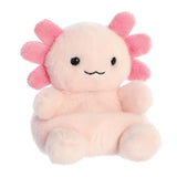 Front Side Palm Pals Ax Axolotl Pink Soft Plush Toy Aurora World
