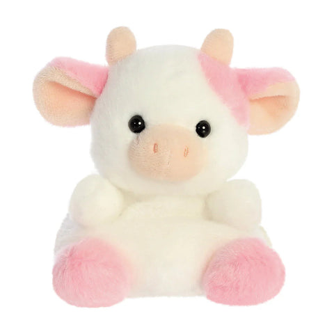 Palm Pals Belle Strawberry Cow Barn Soft Plush Aurora World