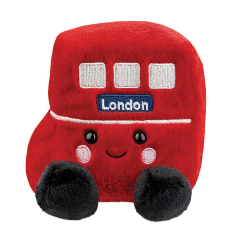 Front Palm Pals Bertie Red London Bus Soft Plush Aurora World