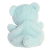 Back of Palm Pals Blue Benny Baby Bear Soft Plush Aurora World