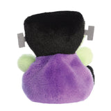 Back of Aurora World Palm Pals Bolts Frankenstein Soft Plush 13562
