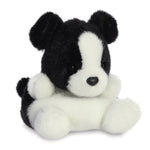 Front Side Palm Pals Brodie Collie Dog Soft Plush