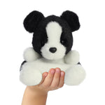 Palm Pals Brodie Collie Dog Soft Plush in Hand