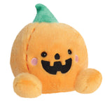 Side Palm Pals Carver Jack O`Lantern 5 inch Pumpkin Plush Aurora World