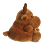 Palm Pals Cinnamon Reindeer Soft Plush Aurora World 99132 Holiday Season Side
