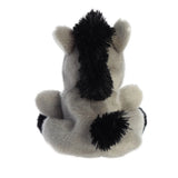 Black Main and Tail Palm Pals Eli Donkey Soft Grey Plush Aurora World Front