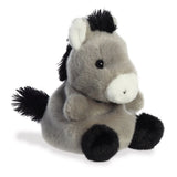 Palm Pals Eli Donkey Soft Grey Plush Aurora World Front Side on