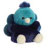 Front Side Palm Pals Elton Peacock Soft Plush Toy Aurora World