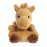 Palm Pals Gallop Horse Soft Brown Pony Plush Aurora World Front