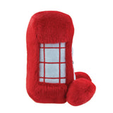Side of Palm Pals Hattie Telephone Box Red Soft Plush Aurora World