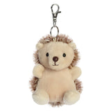 Palm Pals Hedgie Hedgehog Bag Charm or Key Clip On Aurora World Front