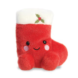 Palm Pals Holly Stocking Soft Plush Toy Aurora World 99220