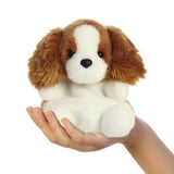 Palm Pals Lady Spaniel Dog Plush Aurora World  Ina hand to show