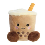 Front of Palm Pals Milky Tea Boba Soft Plush Aurora World