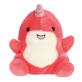 Front Palm Pals Nia Narwhal Soft Plush Toy Aurora World