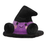 Side on of Palm Pals Rowena Witch Hat Soft Plush Aurora World