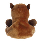 Back Palm Pals Sid Capybara Soft Brown Plush Toy Aurora World 33839