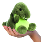 Palm Pals Tyranno Rex Plush Dinosaur in palm of a hand